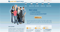 Desktop Screenshot of panelopinea.pl