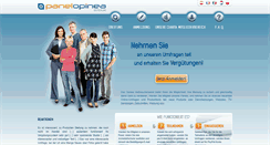 Desktop Screenshot of panelopinea.de